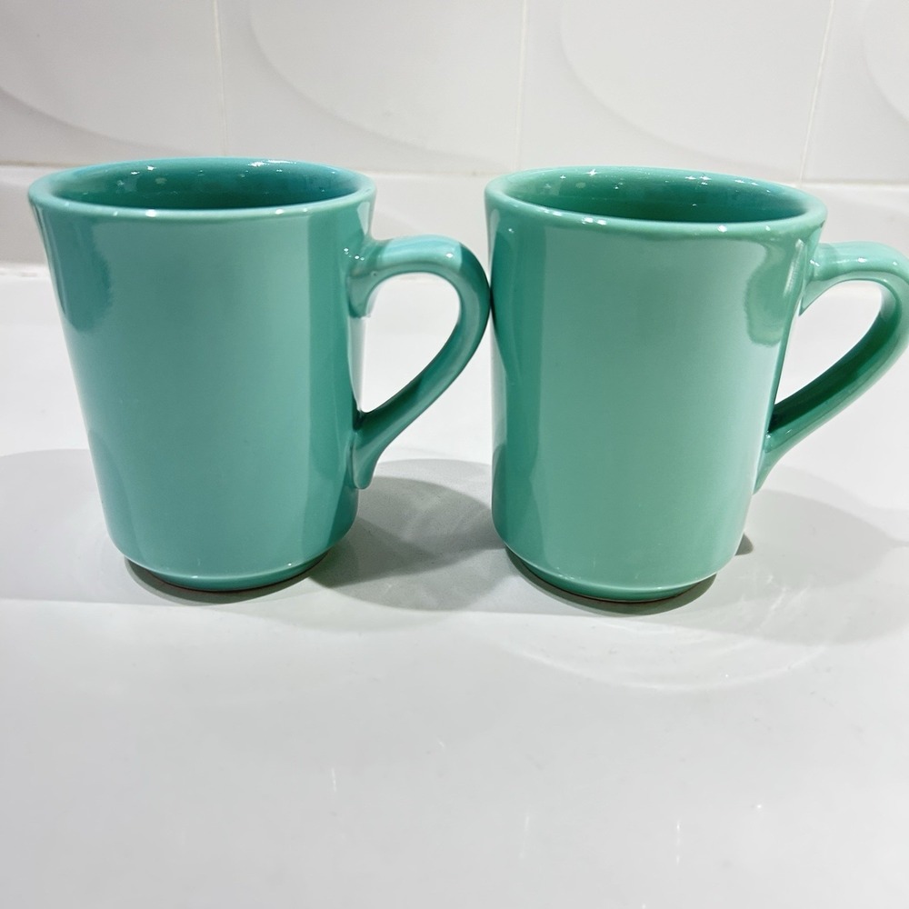 Homer Laughlin HLC Fiesta‎ Seamist Green Denver Mug 8 oz. Retired *EACH* - Picture 3 of 9